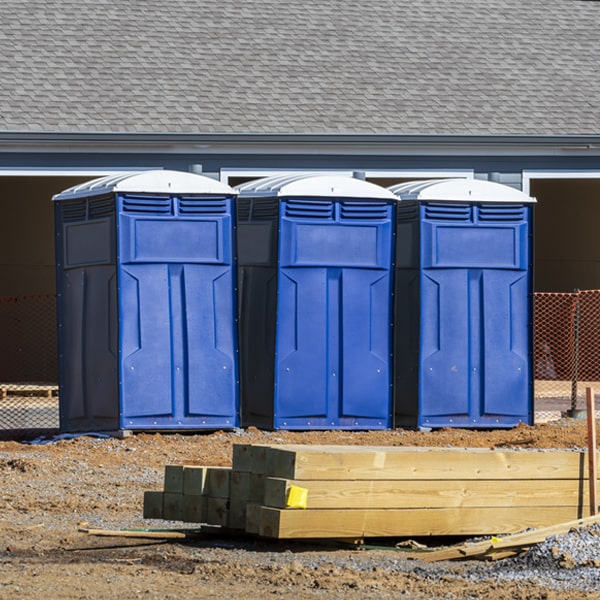 how often are the porta potties cleaned and serviced during a rental period in Pritchett Colorado